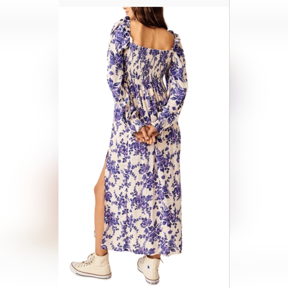 💖💖 Free People Jaymes Botanical Midi Dress Size XL